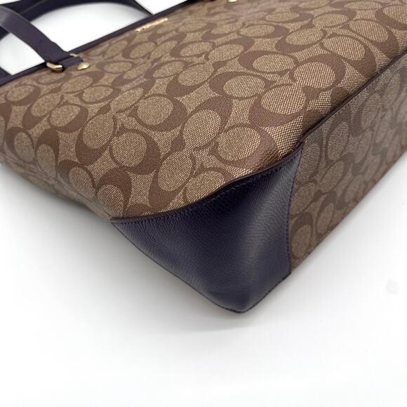 COACH LEATHER CITY  TOTE BAG IN EUC! - Picture 11 of 13